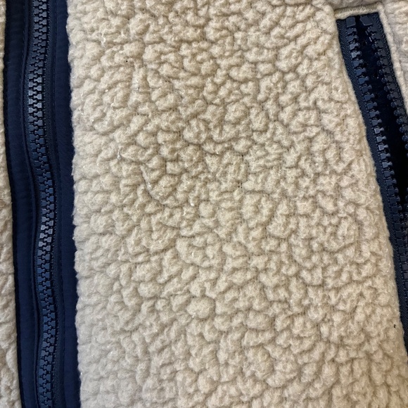 Men's Retro Pile Fleece Jacket - El Cap Khaki size Small - Picture 3 of 4